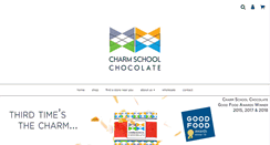 Desktop Screenshot of charmschoolchocolate.com